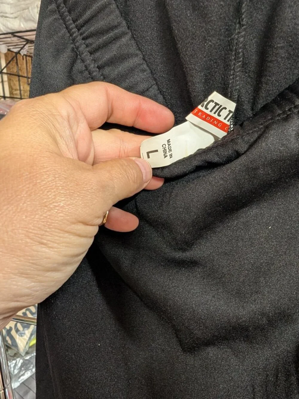 Arctic Trail Black Pants with Elastic Waist - 25% Off When You Bundle 5+ Items